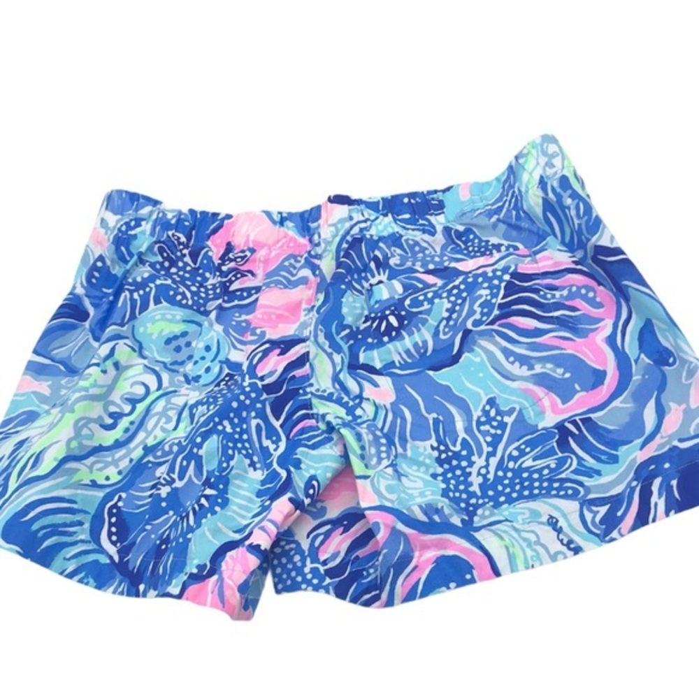 Lilly Pulitzer Women's Ocean View Shorts Saltwater‎ Blue Shade Seekers Size XXS